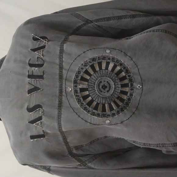 Peaches & Smith Silk Las Vegas Jacket, Size L - Picture 4 of 11